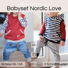 Lade das Bild in den Galerie-Viewer, Babyset Nordic Love